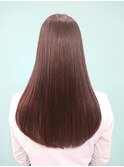 大人かわいいロングヘア髪質改善ストレート[池袋/髪質改善/前髪]