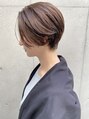 レオニード 表参道(LEONID)&nbsp;襟足すっきりめショートスタイル。イルミナカラーオリジナル調合