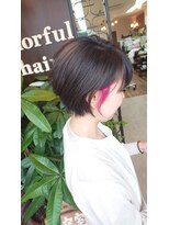 カラフル ヘアー(Colorful hair)&nbsp;チラリイヤリングカラー★