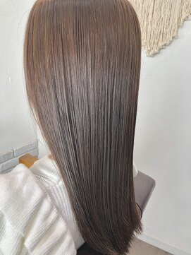 ルー(loup) ココアブラウン/オレンジブラウン/艶カラー/福岡/天神/大名