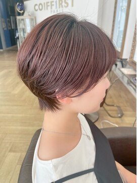 コワファースト 大分(COIFF1RST) ショートボブ♪ピンクベージュカラー
