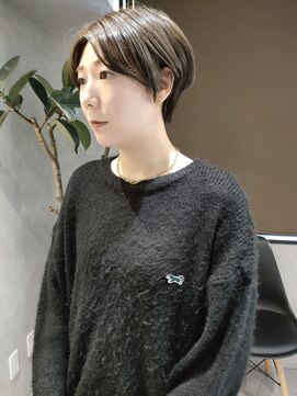 ブルー(Blue) Blue~★イルミナカラー×ショートボブ★