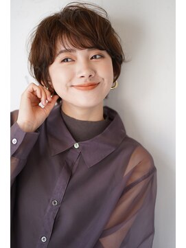 コンティロミー(CONTI ROMMY.) 流し前髪でフィットするショートヘア/髪質改善 コンティ本厚木