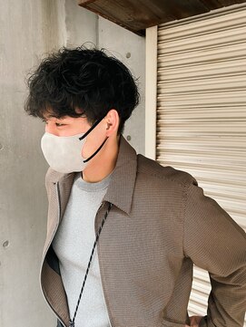 ルーカス(LUCAS) 【上原】波巻きマッシュパーマ