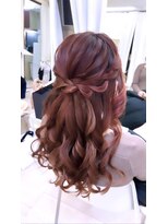 ミルフロート フクオカ&nbsp;編み込みハーフアップ