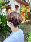 10代/20代/30代/ハイトーンカラー【Uhair】マッシュ
