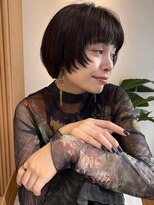 ロンドプロフィール 浦和(Lond profil)&nbsp;中川　前髪カット顔まわり似合わせ外ハネくびれレイヤーショート