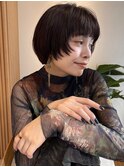 中川 前髪カット顔まわり似合わせ外ハネくびれレイヤーショート