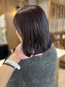 ジャンクス 千葉(junks) ラベンダー/ボブ/ラベンダーブラウン