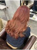 ピンクベージュ ピンクカラー ブリーチカラー だん