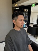 アイズ 海老名(AIZU)&nbsp;極道パーマ　スパイラルパーマ　フェードカット　メンズカット