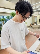 パークレーン アイス イヴェン(park lane ICI yeven)&nbsp;毛流れセンターパート　ニュアンスパーマ　シャドウパーマ