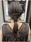 ダウンスタイルヘアアレンジ