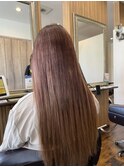 ハイライトレイヤーカットエクステイルミナカラー縮毛矯正