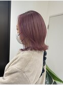 ピンクカラー【Number Three 綱島店】