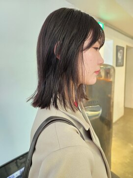 マカロニコースト(macaroni coast) ミディアムヘア 顔周りカット