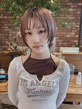 ボコカ(bococa) 【macana指名】ウルフレイヤーボブ/ケアブリーチ向ヶ丘遊園