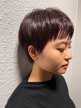 キジ(KIJI) ベリーショート/ショート/ショートバング//レッドブラウン