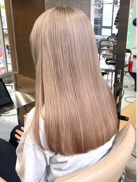 カラースタンド(COLOR STAND) ミルクティーベージュカラーケアブリーチダブルカラー佐賀カラー