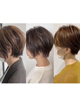 髪質に合わせた薬剤で艶やかな髪色に◇世代問わず明るい印象で魅力を引き出す![レイヤーカット/髪質改善]