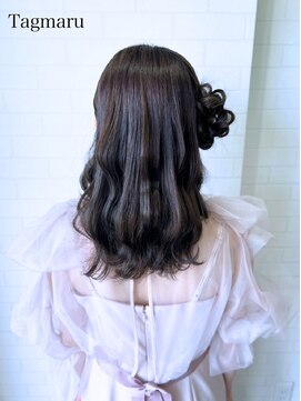 タグマル ハーフサイドアップ☆