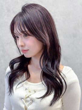 オーブ ヘアー マリア 西町店(AUBE HAIR maria) 20代・30代_耳掛けレイヤー