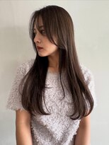 スーリール 博多店(Sourire)&nbsp;ロングレイヤーとグレージュカラー