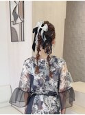 お呼ばれヘアセット 171