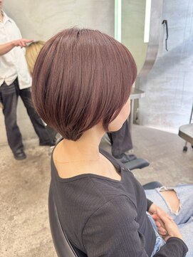 ジーナ 池袋(Zina) #カシスピンクのショート