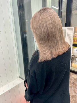 ヘアースマイルクー(HAIR SMILE COEUR) 【SAYAKA】ハイトーンミルクティ