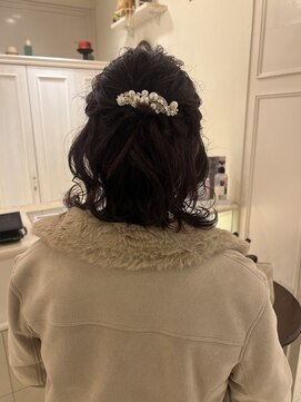 ラ シェンテ 宝塚(La Sente) ハーフアップアレンジ