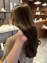 クラン バイ ナチュラル(clan by Natural)&nbsp;韓国風ロング/くびれロング/フェミニン/カーキブラウン/上品ヘア