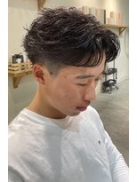 アンジェ(ange)&nbsp;ショートフェザーパーマ_浅沼耀