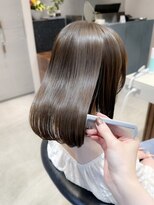 ロンド ロワール 門前仲町(Lond Loire)&nbsp;髪質改善ボブ縮毛矯正ミディアムレイヤー似合わせカット門前仲町