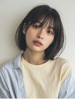 ロディーナコク 大口 新子安(rodina.coc)&nbsp;ミルクティーブロンド/ダークブルー/デジタルパーマ/大口新子安
