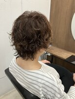 リッチ 菊名店(Rich)&nbsp;ショートパーマ　ブラウン　髪質改善