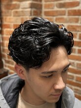 ヘアモードキクチ 日本橋室町店&nbsp;ビジネスパーマ 30代　メンズ　ショート