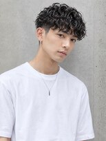 メドウ(meadow) スパイラルパーマ 波巻きスパイラルパーマ ツーブロック 20代