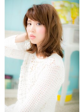 ミック 日暮里店(miq) くしゅっ★ゆるカールで♪大人キレイミディ