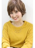【Dear】スウィングショートアッシュブラウン