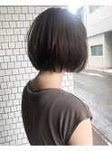 【Marl】アッシュブラウンのシンプルボブ♪