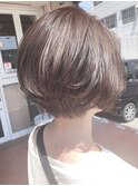 スッキリ前下がりショート