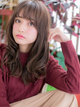 カバーヘア ブリス 川口(COVER HAIR bliss) 斜めバングxインナーカラー外国人風ロングf川口10代20代30代!