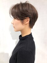 アルバム 渋谷パルコ(ALBUM)&nbsp;ハンサムショート_厚めバングローライトスリークボブ_ba280931