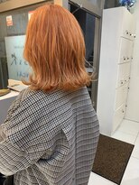 ヘアアンドメイク シークネクスト(HAIR&MAKE SeeK NEXT)&nbsp;【SeeK NEXT 門井】オレンジベージュ