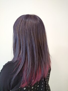 ヘアー ラヴワン 大泉(hair love One) パープル×ピンク