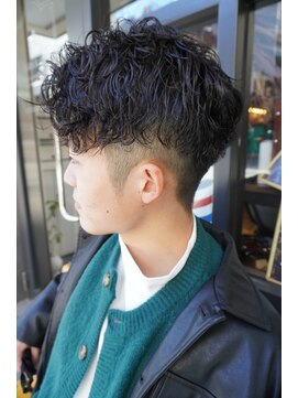 バーバー ヤマミチ(BARBER YAMAMICHI) <理容室>七三風 スパイラルパーマ