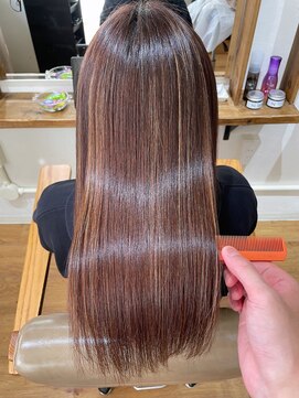 マイル(mile) 【mile☆ハイライトが入ってもサラサラヘアーに】