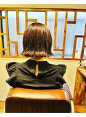 切りっぱなしボブ