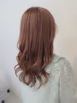 ヘアープロデュース ラピセット 松山(Lapset) 20代30代30代ピンクベージュナチュラルロング乾かすだけ美肌